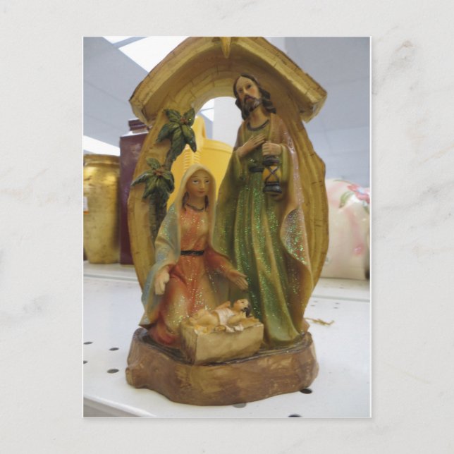 Postal Natividad arqueada (Anverso)