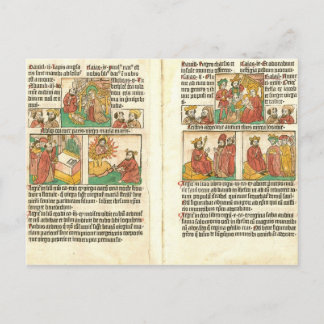 Postal Natividad de Biblia Paupernum