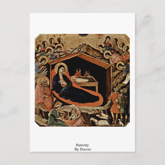 Postal Natividad De Duccio (Anverso)