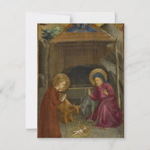 Postal Natividad de Fra Angelico