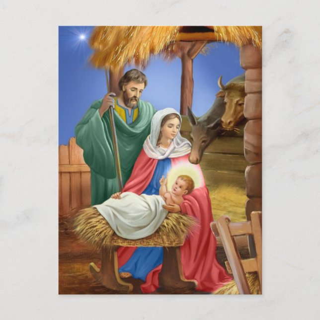 Postal Natividad de Jesús (Anverso)