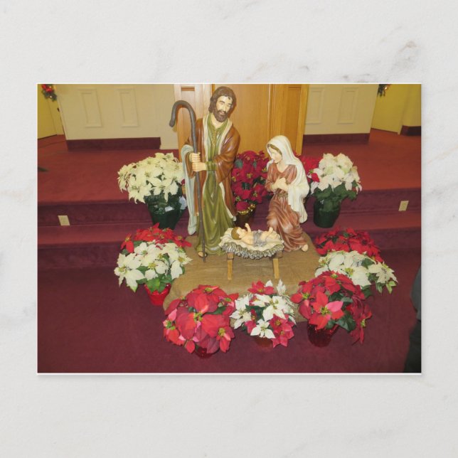 Postal Natividad de la iglesia 1 (Anverso)