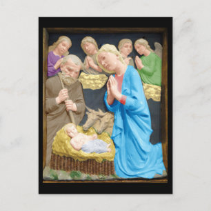 Postal NATIVIDAD Luca Della Robbia