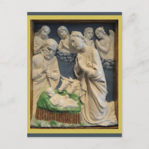 Postal NATIVIDAD Luca Della Robbia