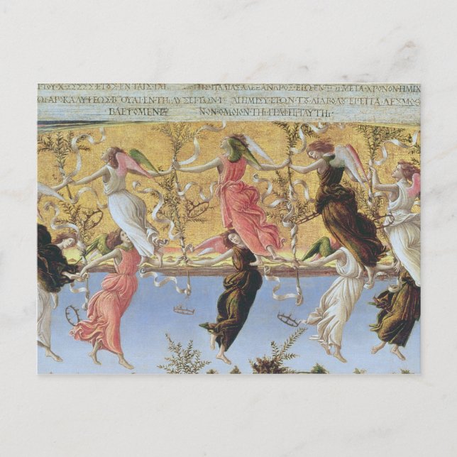 Postal Natividad mística (Anverso)