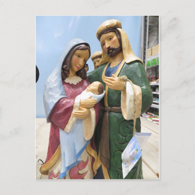 Postal Natividad trio (Anverso)