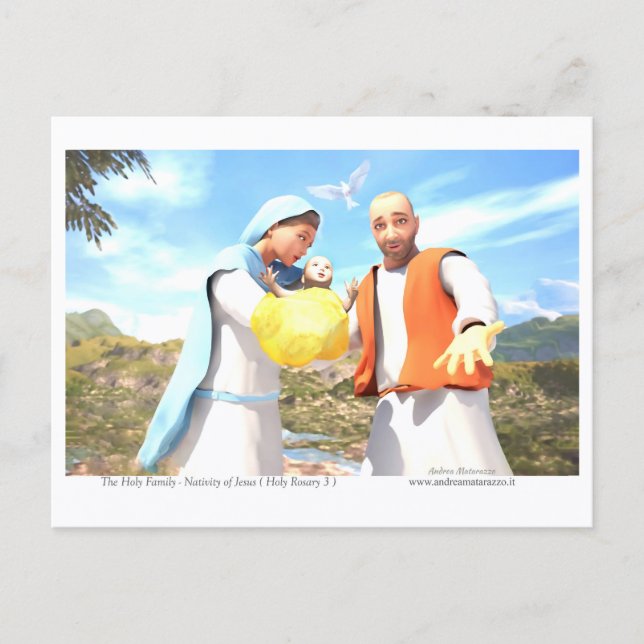 Postal Nativity of Jesus - The Holy Family  (Anverso)