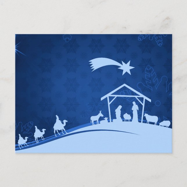 Postal Nativity Scene Postcards (Anverso)