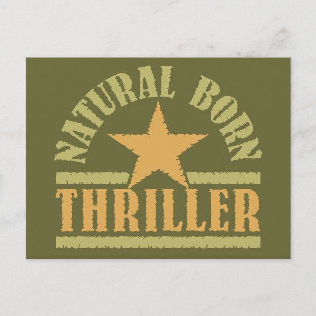 Postal Natural Born Thriller personalizado (Anverso)