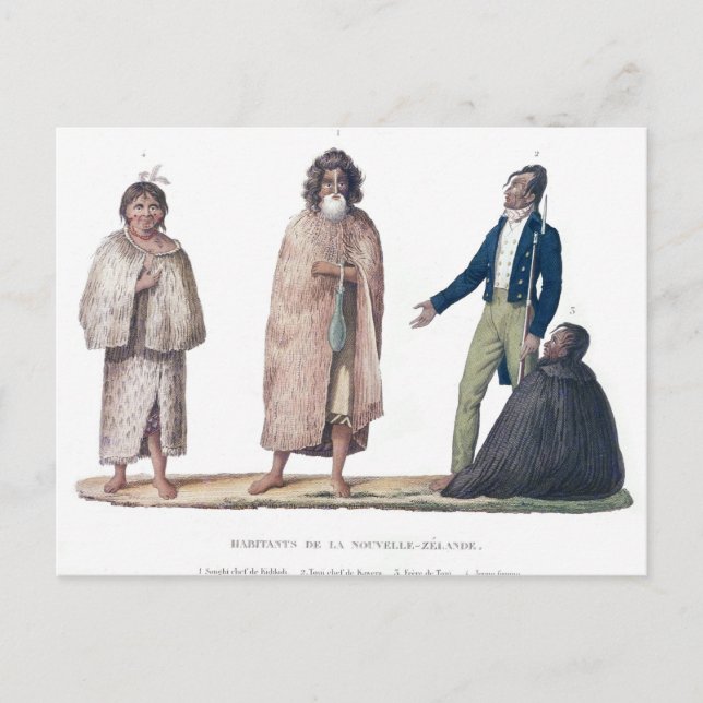 Postal Naturales de Nueva Zelanda (Anverso)