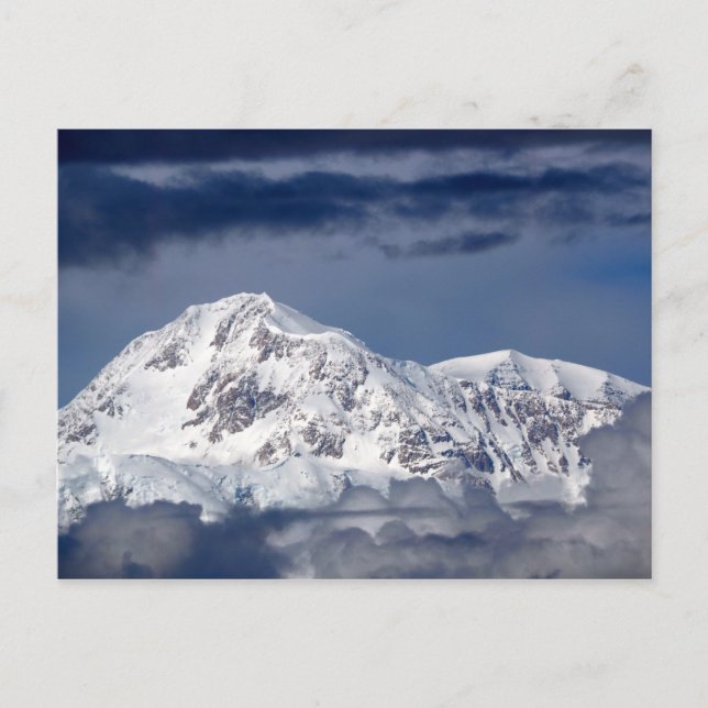 Postal Naturaleza Alaska Denali Foto paisajística (Anverso)