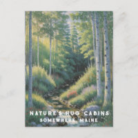 *~* Naturaleza AP49 Maine Forest Woods Vacation St
