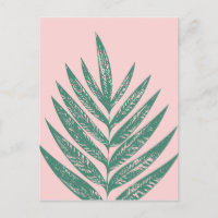 Naturaleza botánica Ilustracion tropical verde ros
