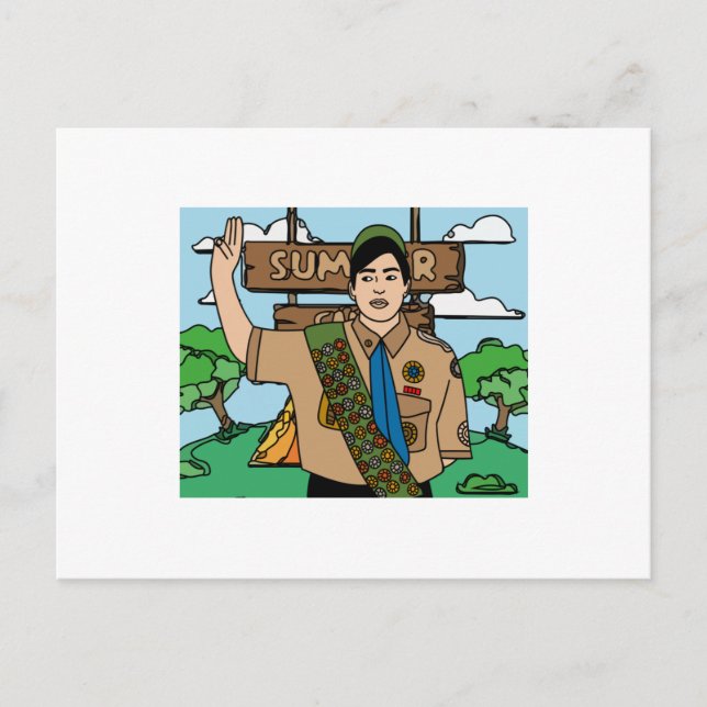 Postal Naturaleza de la supervivencia de los exploradores (Anverso)