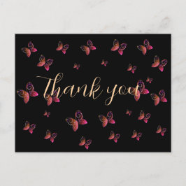 Postal naturaleza de las mariposas voladoras