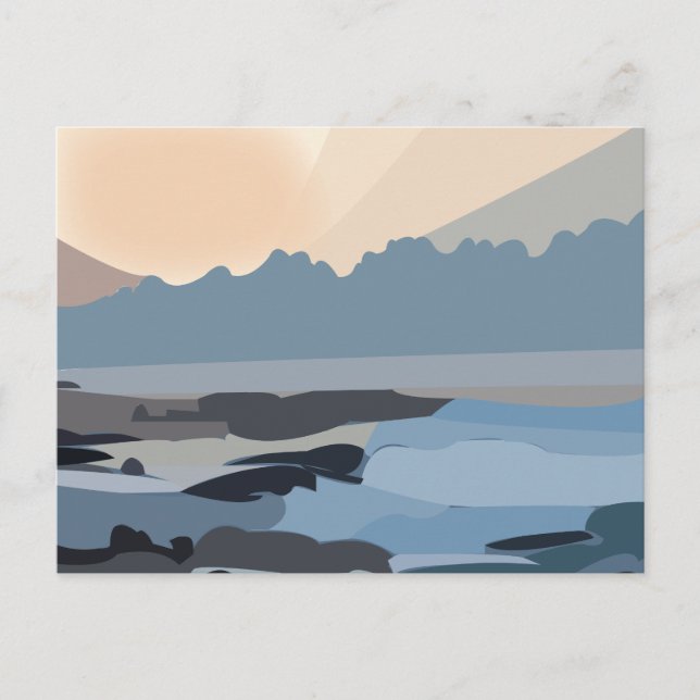 Postal Naturaleza del cielo marino (Anverso)