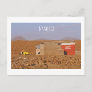 Postal Naturaleza del desierto de Namibia en África