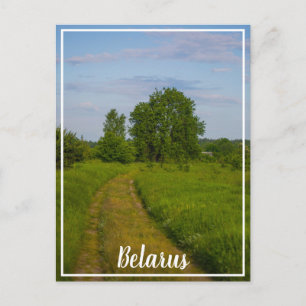 Postal Naturaleza Entorno rural de las aldeas Bielorrusia