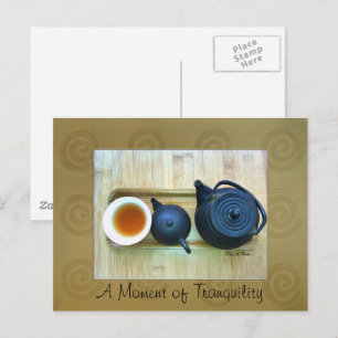 Postal Naturaleza muerta Configuración de té Fotografía T