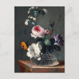 Postal Naturaleza muerta de flores de Johann Baptist Drec