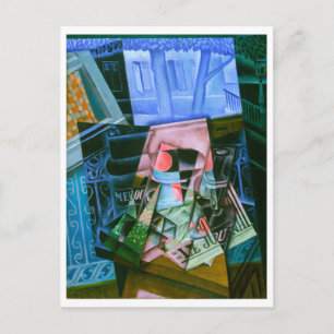 Postal Naturaleza muerta de Juan Gris en Place Ravignan