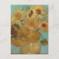 Naturaleza Muerta: Jarrón con Doce Girasoles, Van 