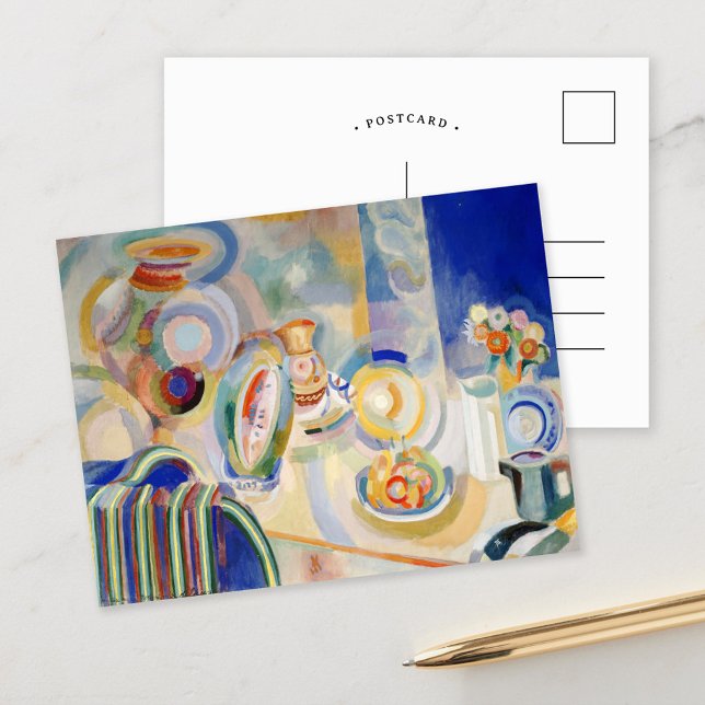 Postal Naturaleza muerta portuguesa | Robert Delaunay (Subido por el creador)