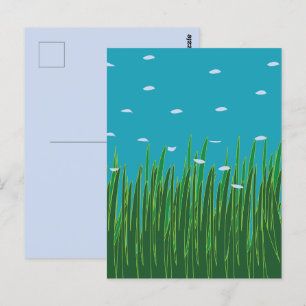 Postal Naturaleza submarina de la pradera de algas marina