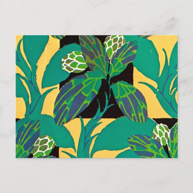 Postal Naturaleza verde decáreo (Anverso)