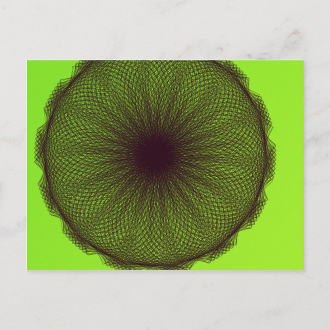 Postal naturaleza verde madre naturaleza (Anverso)