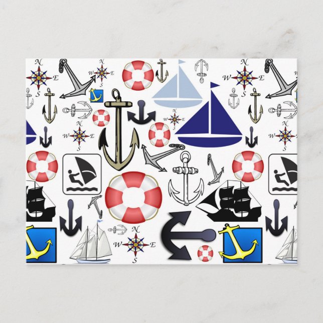 Postal Naturalmente Náutico (Anverso)