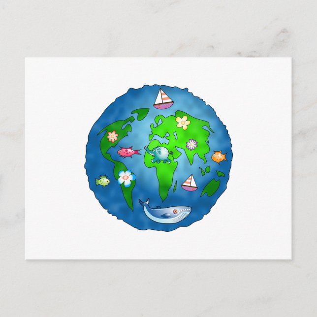 Postal Naturas Planet (Anverso)