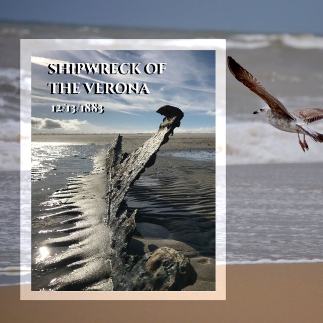 Postal naufragio de Verona Spiekeroog Island, Frisia Orie (Subido por el creador)