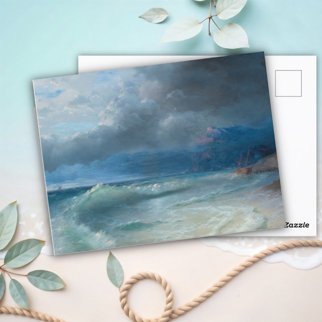 Postal naufragio en una mañana tormentosa, Aivazovsky (Subido por el creador)
