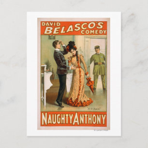 Postal Naughty Anthony "At It Again", Poster de teatro