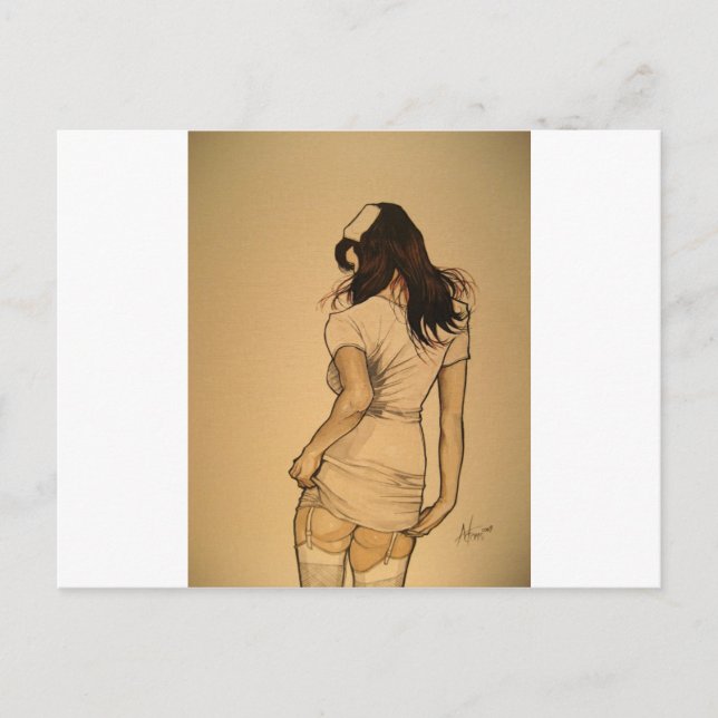 Postal Naughty Nurse (Anverso)