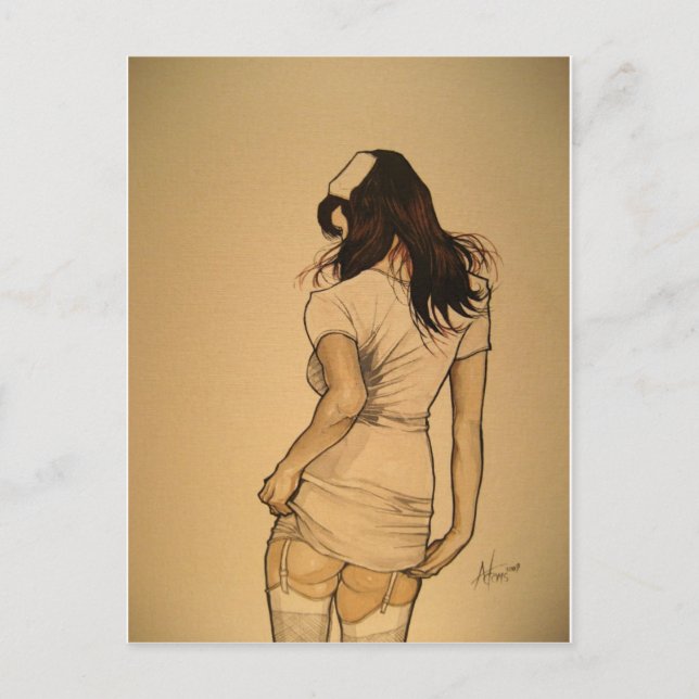 Postal Naughty Nurse (Anverso)