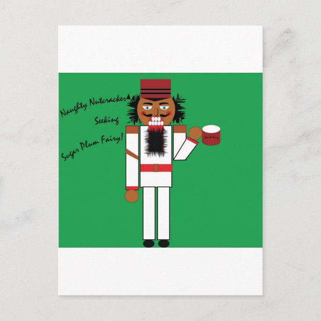 Postal NaughtyNutcracker (Anverso)