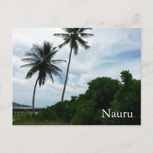 Postal nauru palms (Anverso)