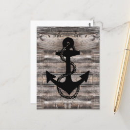 Postal náutica rústica + ROPA ANCHOR |