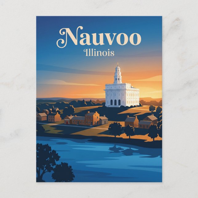 Postal Nauvoo Illinois (Anverso)