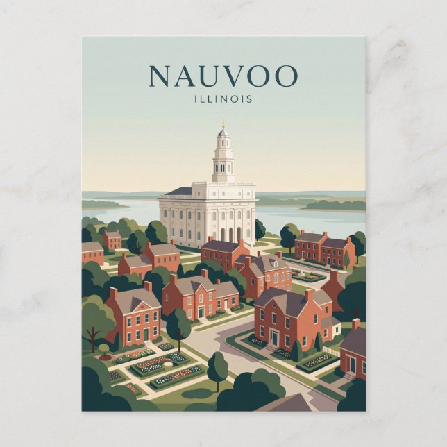 Postal Nauvoo, Illinois (Anverso)