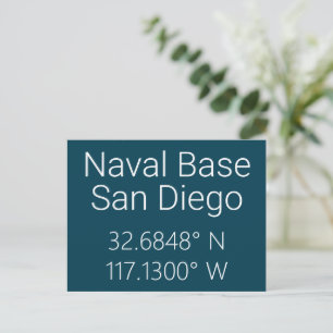 Postal Naval Base San Diego Latitud Longitud