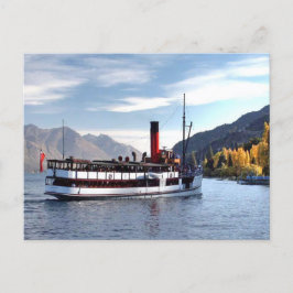 Postal Nave de vapor de TSS Earnslaw 1912