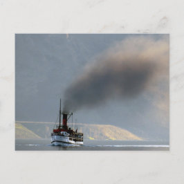 Postal Nave de vapor de TSS Earnslaw 1912