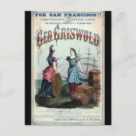 Postal Nave de vela George Griswold Clipper 1863