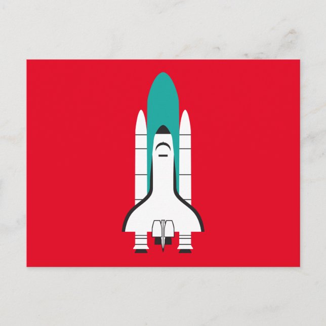 Postal nave espacial (Anverso)