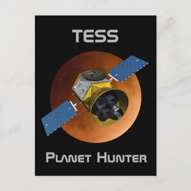 Postal Nave espacial TESS Planet Hunter (Anverso)