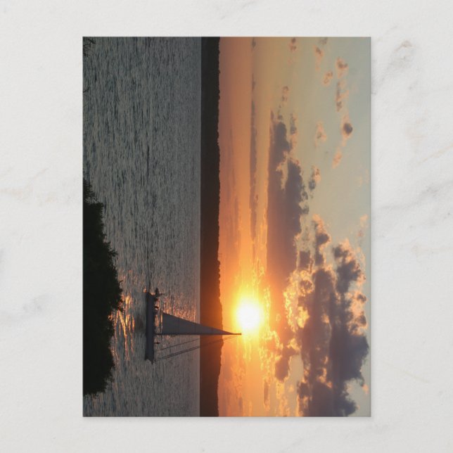 Postal Navegación con besos de sol (Anverso)