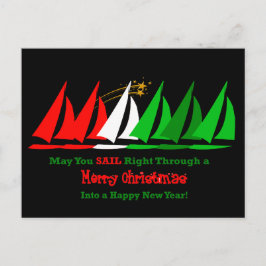 Postal Navegación náutica navidad